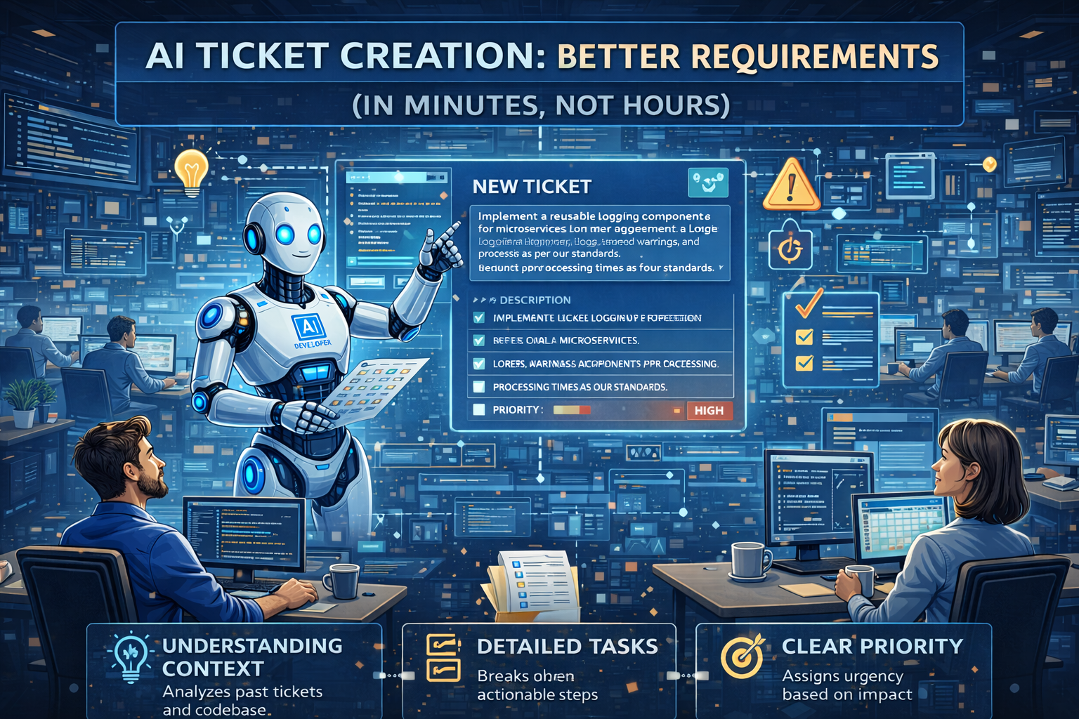 AI Ticket Creation: Better Requirements in Minutes, Not Hours