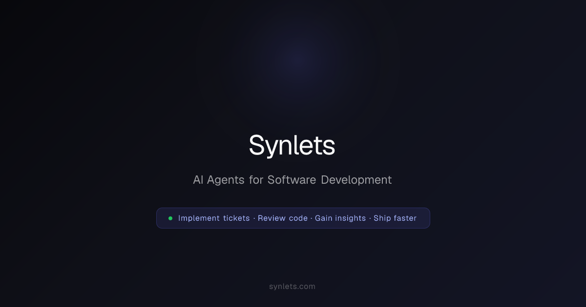 Synlets screenshot 1